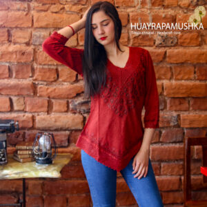 Blusa corte princesa